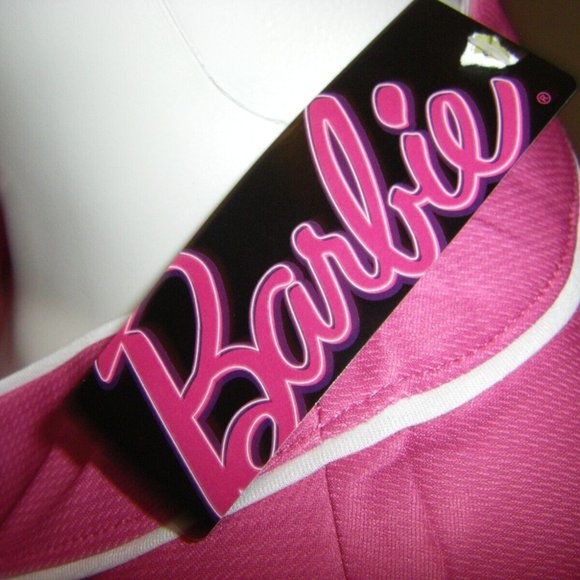 Barbie Pink Baseball Jersey West Coast Barbie Logo Women's Sizes NWT - Picture 13 of 14